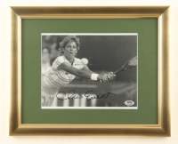 Chris Evert Signed Custom Framed Photo Display (PSA) at PristineAuction.com