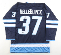 Connor Hellebuyck Signed Jersey (Beckett) at PristineAuction.com