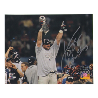 Joe Andruzzi Signed Patriots 8x10 Photo Inscribed "Boston Strong" (Patriots Alumni) at PristineAuction.com
