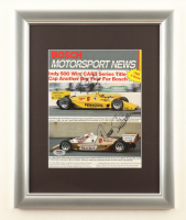 Rick Mears & Danny Sullivan Signed Custom Framed Photo Display (PSA) at PristineAuction.com