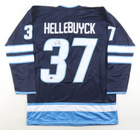 Connor Hellebuyck Signed Jersey (Beckett) at PristineAuction.com
