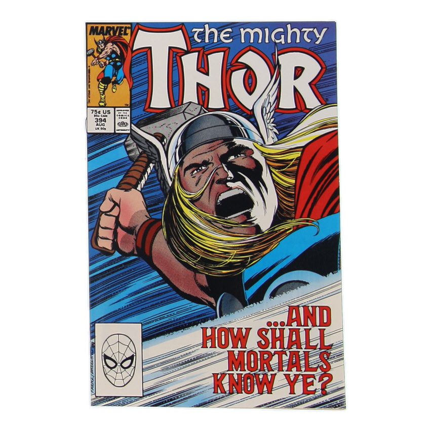 1988 "The Mighty Thor" Issue #394 Marvel Comic Book at PristineAuction.com 1988 "The Mighty Thor" Issue #394 Marvel Comic Book at PristineAuction.com