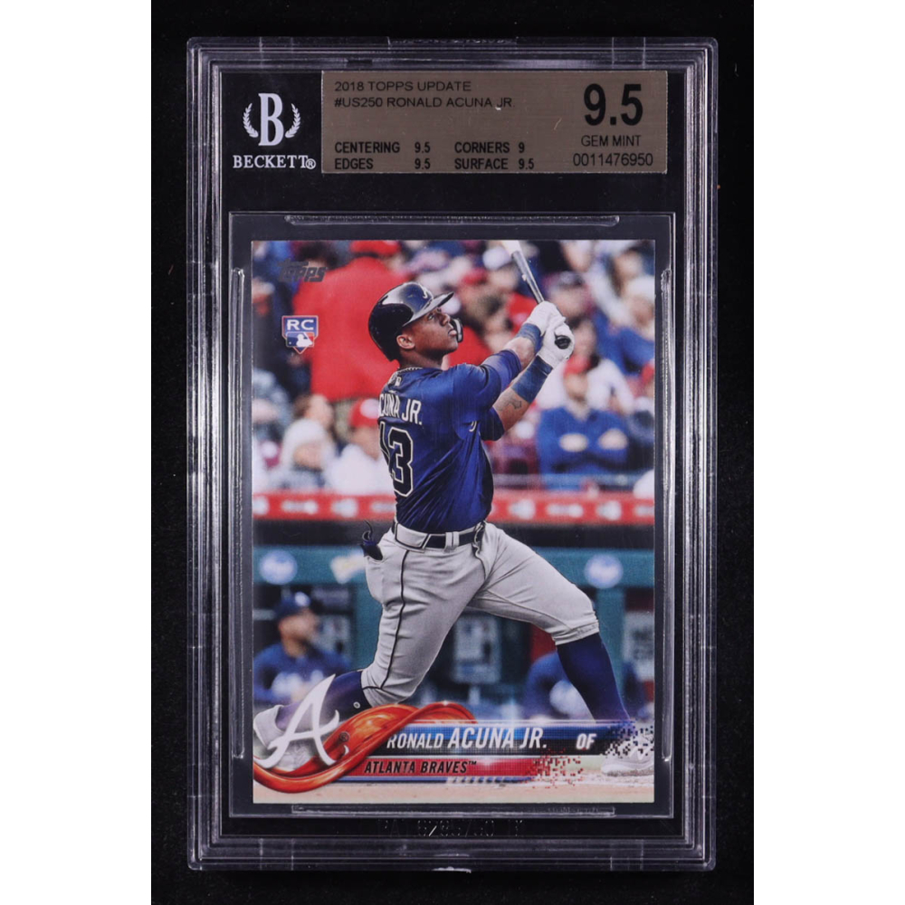 Ronald Acuna Jr. 2018 Topps Update #US250 RC (BGS 9.5) at PristineAuction.com