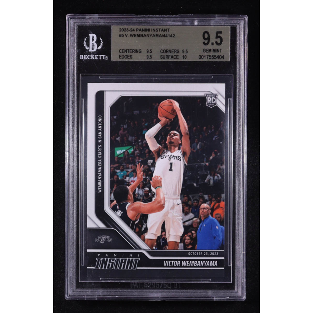 Victor Wembanyama 2023-24 Panini Instant #5 RC (BGS 9.5) at PristineAuction.com