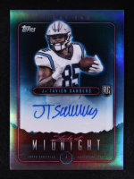 Ja'Tavion Sanders 2024 Topps Midnight Stroke of Midnight Autographs Moon Beam #SMA-JS RC at PristineAuction.com