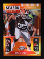 Myles Garrett 2024 Panini Contenders Optic Orange #12 #49/75 at PristineAuction.com