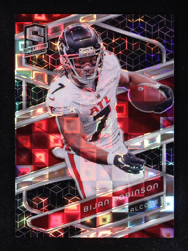 Bijan Robinson 2024 Panini Spectra Spectris #13 #25/30 at PristineAuction.com Bijan Robinson 2024 Panini Spectra Spectris #13 #25/30 at PristineAuction.com