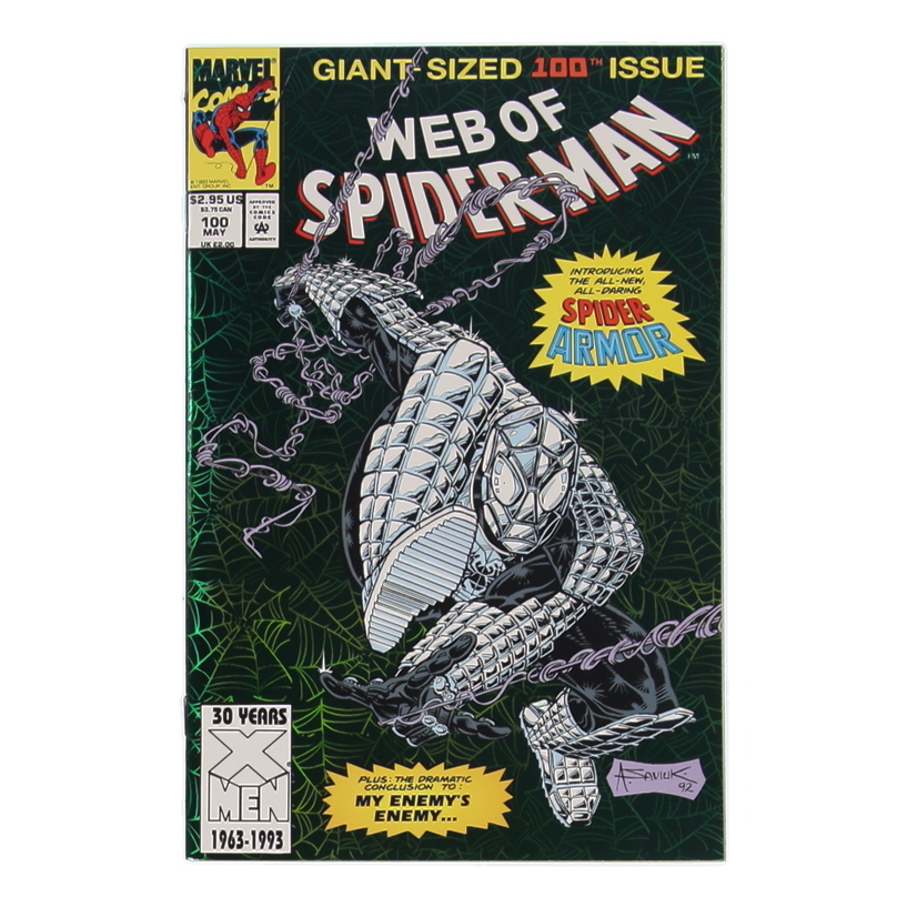 1993 "Web of Spider-Man" Issue #100 Marvel Comic Book at PristineAuction.com 1993 "Web of Spider-Man" Issue #100 Marvel Comic Book at PristineAuction.com