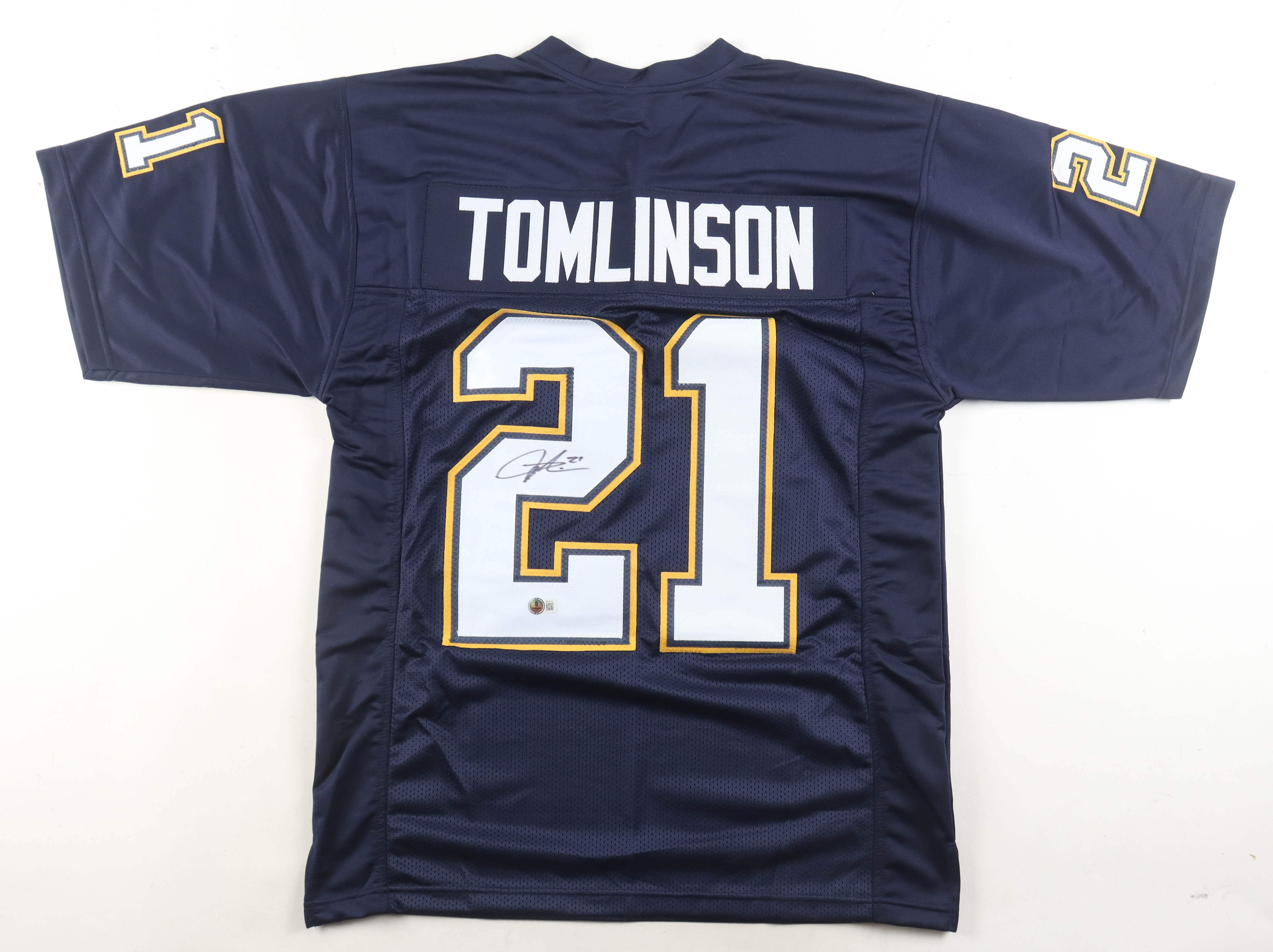 LaDainian Tomlinson Signed Jersey (Beckett) at PristineAuction.com LaDainian Tomlinson Signed Jersey (Beckett) at PristineAuction.com