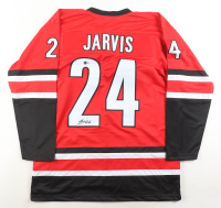 Seth Jarvis Signed Jersey (Beckett) at PristineAuction.com