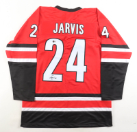 Seth Jarvis Signed Jersey (Beckett) at PristineAuction.com