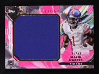 Malik Nabers 2024 Topps Inception Rookie Jumbo Relics Magenta #RJRMN #95/99 RC at PristineAuction.com