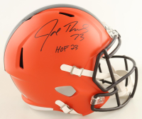 Joe Thomas Signed Browns Full-Size Speed Helmet Inscribed "HOF 23" (Beckett) at PristineAuction.com