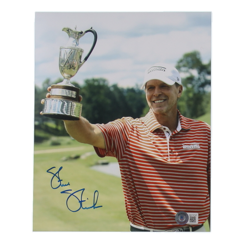 Steve Stricker Signed 8x10 Photo (Beckett) at PristineAuction.com Steve Stricker Signed 8x10 Photo (Beckett) at PristineAuction.com