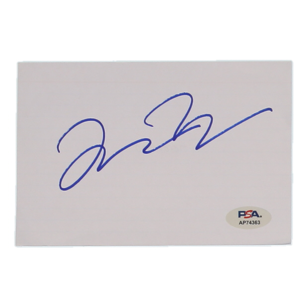 Quentin Tarantino Signed 4x6 Index Card (PSA) at PristineAuction.com Quentin Tarantino Signed 4x6 Index Card (PSA) at PristineAuction.com