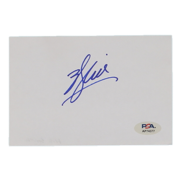 Will Smith Signed 4x6 Cut (PSA) at PristineAuction.com Will Smith Signed 4x6 Cut (PSA) at PristineAuction.com