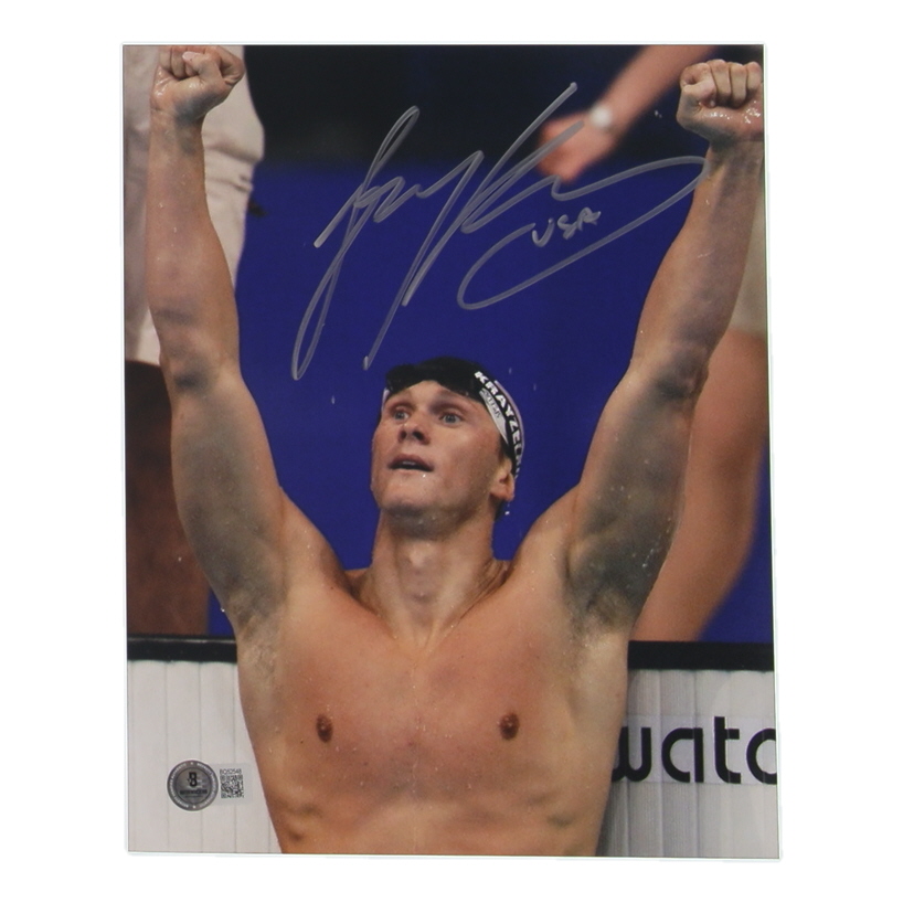 Lenny Krayzelburg Signed 8x10 Photo Inscribed "USA" (Beckett) at PristineAuction.com Lenny Krayzelburg Signed 8x10 Photo Inscribed "USA" (Beckett) at PristineAuction.com