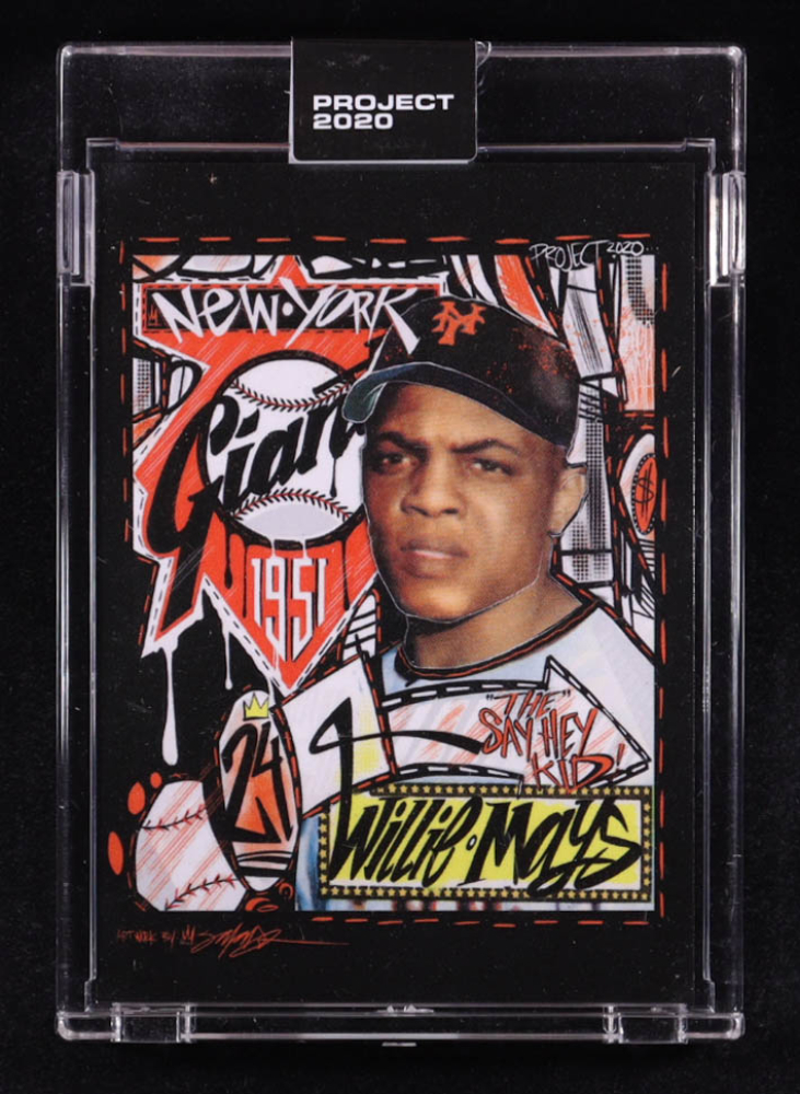 Willie Mays 2020 Topps Project 2020 #61 / King Saladeen