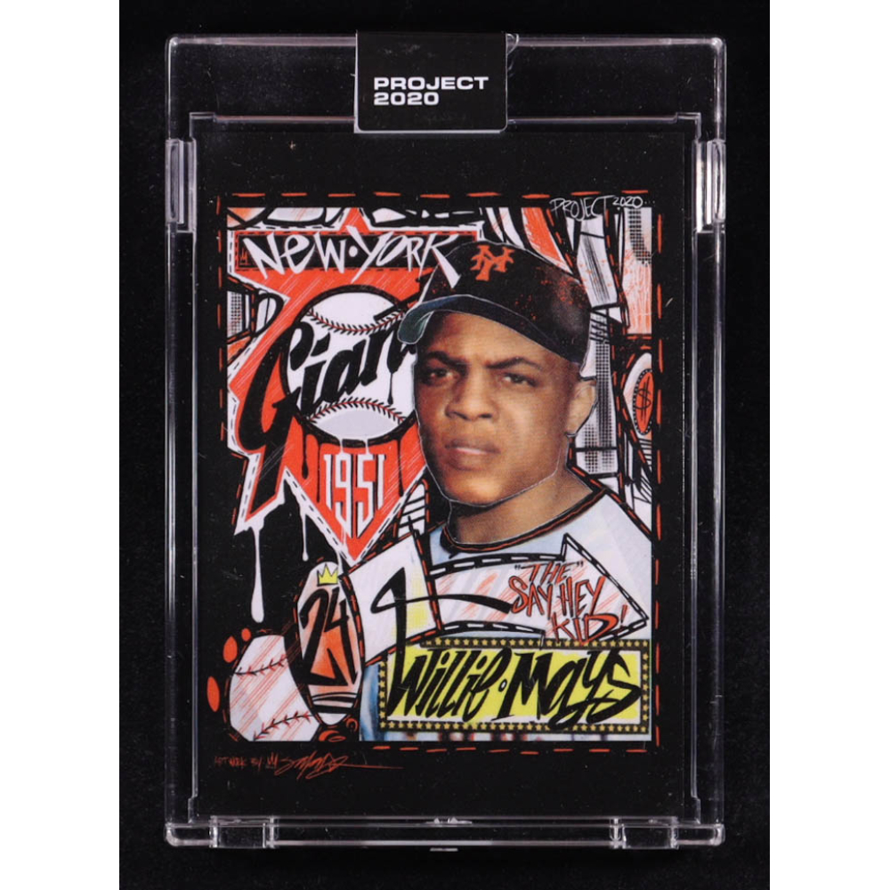 Willie Mays 2020 Topps Project 2020 #61 / King Saladeen at PristineAuction.com