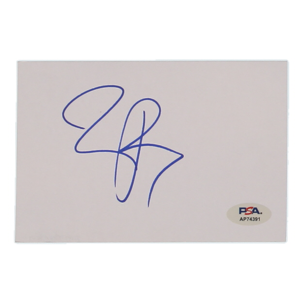 Tim Burton Signed 4x6 Cut (PSA) at PristineAuction.com Tim Burton Signed 4x6 Cut (PSA) at PristineAuction.com