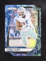 Ezekiel Elliott 2024 Panini Prizm Prizms Navy Camo #74 #25/25 at PristineAuction.com