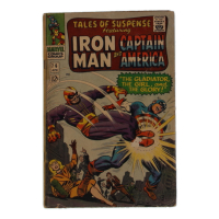 1966 "Iron Man and Captain America" Issue #76 Marvel Comic Book at PristineAuction.com