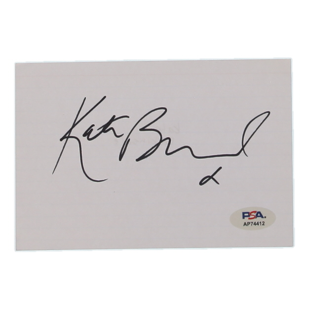 Kate Beckinsale Signed 4x6 Cut (PSA) at PristineAuction.com Kate Beckinsale Signed 4x6 Cut (PSA) at PristineAuction.com