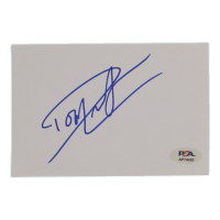 Dolph Lundgren Signed 4x6 Cut (PSA) at PristineAuction.com