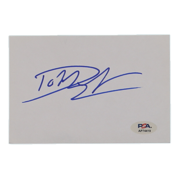 Dolph Lundgren Signed 4x6 Cut (PSA) at PristineAuction.com Dolph Lundgren Signed 4x6 Cut (PSA) at PristineAuction.com