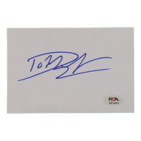 Dolph Lundgren Signed 4x6 Cut (PSA) at PristineAuction.com