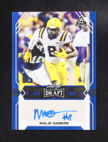 Malik Nabers 2022 Leaf Draft and Prospects Autographs Blue #BAMN1 RC at PristineAuction.com