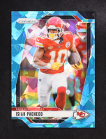 Isiah Pacheco 2024 Panini Prizm Prizms Blue Ice #139 #97/99 at PristineAuction.com