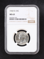 1960-D Washington Silver 25C Quarter (NGC MS63) at PristineAuction.com