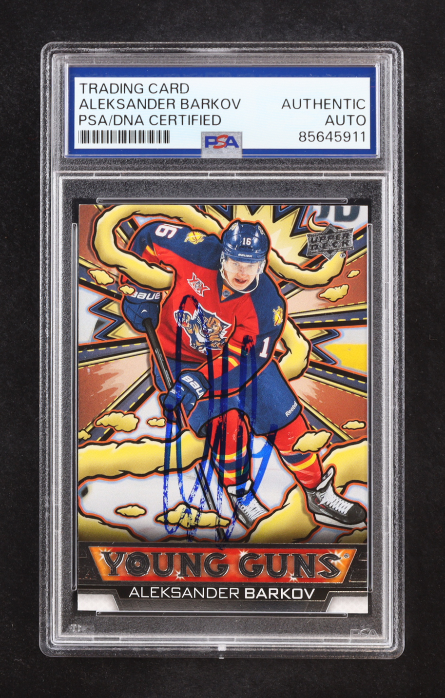 Aleksander Barkov Signed 2024-25 Upper Deck Series 2 Young Guns #470 (PSA) at PristineAuction.com Aleksander Barkov Signed 2024-25 Upper Deck Series 2 Young Guns #470 (PSA) at PristineAuction.com