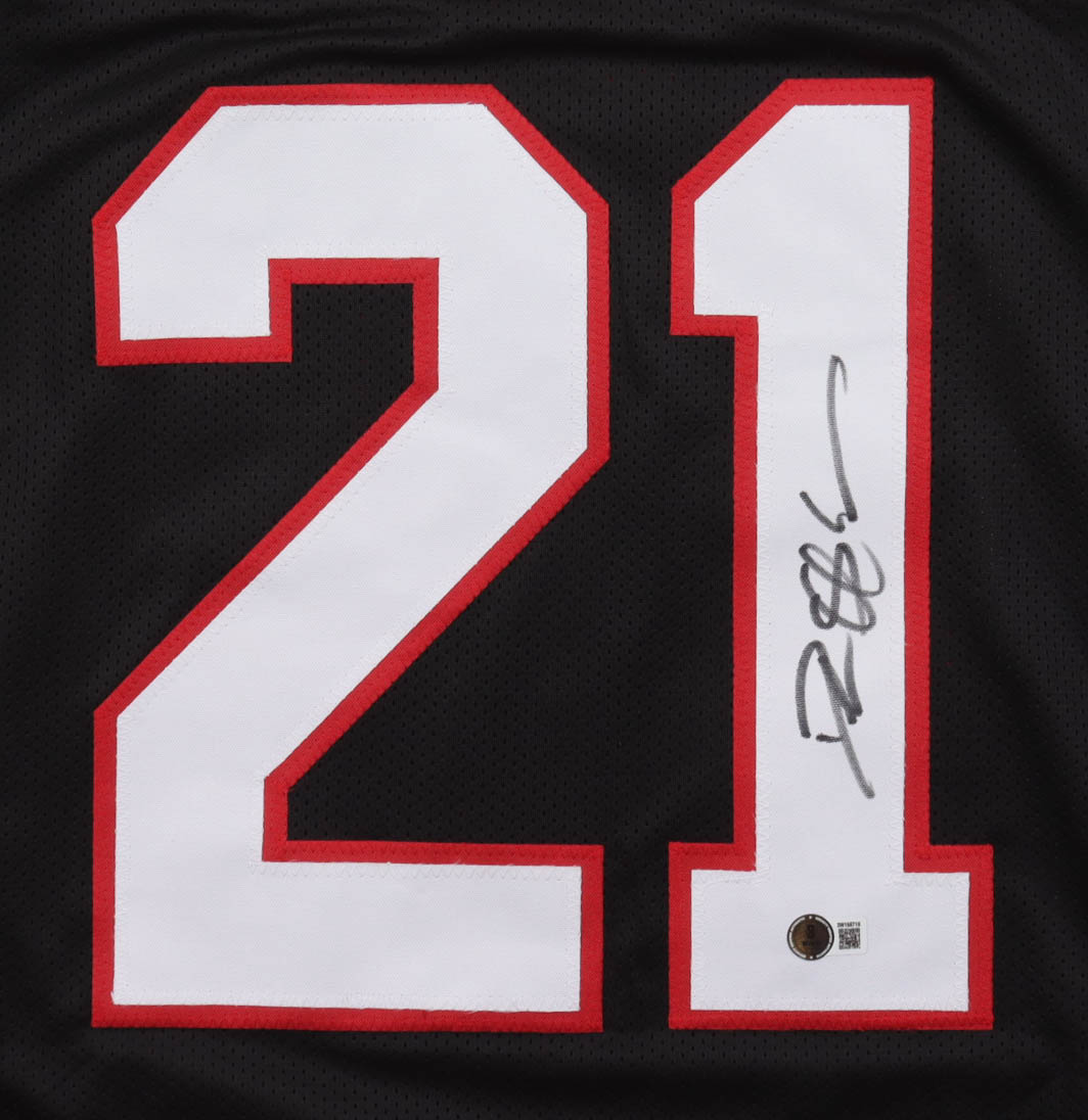 Deion Sanders Signed Jersey (Beckett) at PristineAuction.com Deion Sanders Signed Jersey (Beckett) at PristineAuction.com