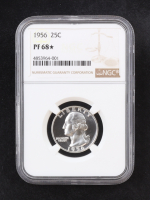 1956 Proof Washington Silver 25C Quarter (NGC PF68*) at PristineAuction.com