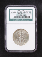 1944 Walking Liberty 50C Silver Half Dollar - Nevada Silver Collection (NGC MS66) at PristineAuction.com