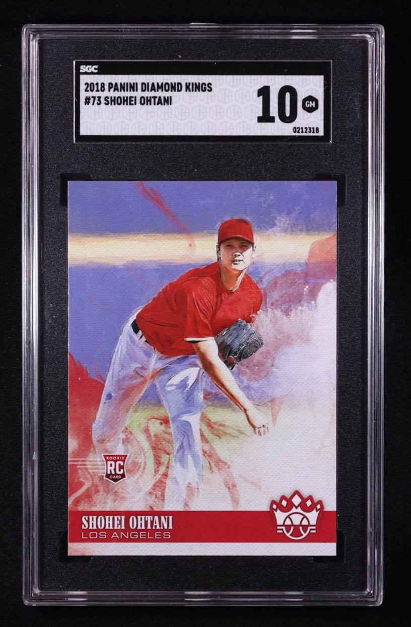 Shohei Ohtani 2018 Diamond Kings #73 RC (SGC 10) at PristineAuction.com Shohei Ohtani 2018 Diamond Kings #73 RC (SGC 10) at PristineAuction.com