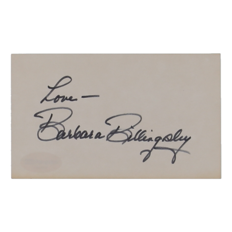 Barbara Billingsley Signed Cut Inscibed "Love" (ACOA) at PristineAuction.com Barbara Billingsley Signed Cut Inscibed "Love" (ACOA) at PristineAuction.com