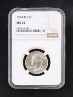 1961 Washington Silver 25C Quarter (NGC MS64) at PristineAuction.com