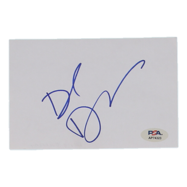 David Duchovny Signed 4x6 Cut (PSA) at PristineAuction.com David Duchovny Signed 4x6 Cut (PSA) at PristineAuction.com