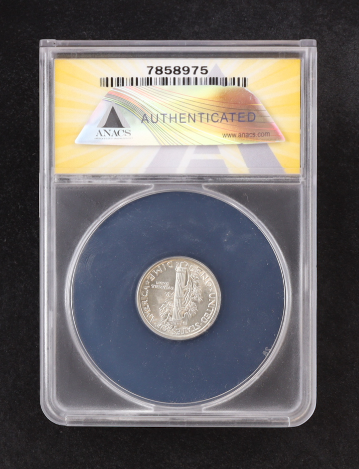 1941-S Mercury Silver Dime (ANACS MS64 FSB) at PristineAuction.com 1941-S Mercury Silver Dime (ANACS MS64 FSB) at PristineAuction.com
