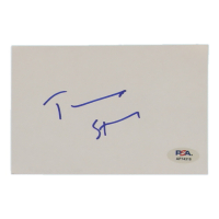 Terence Stamp Signed 4x6 Cut (PSA) at PristineAuction.com