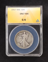 1917 Walking Liberty 50C Silver Half Dollar (ANACS G6) at PristineAuction.com