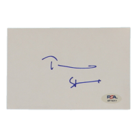 Terence Stamp Signed 4x6 Cut (PSA) at PristineAuction.com