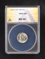 1944 Mercury Silver Dime (ANACS MS66) at PristineAuction.com