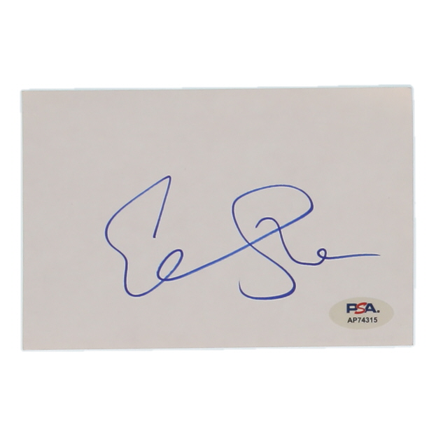 Elisabeth Shue Signed 4x6 Index Card (PSA) at PristineAuction.com Elisabeth Shue Signed 4x6 Index Card (PSA) at PristineAuction.com