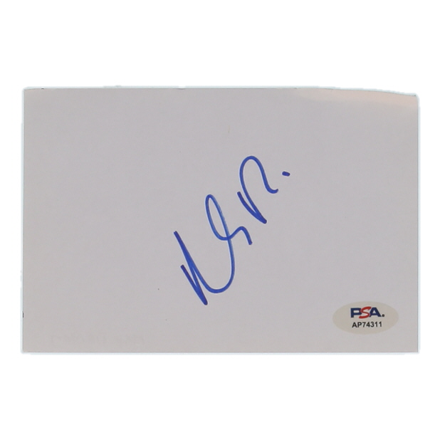 Matt Damon Signed 4x6 Cut (PSA) at PristineAuction.com Matt Damon Signed 4x6 Cut (PSA) at PristineAuction.com