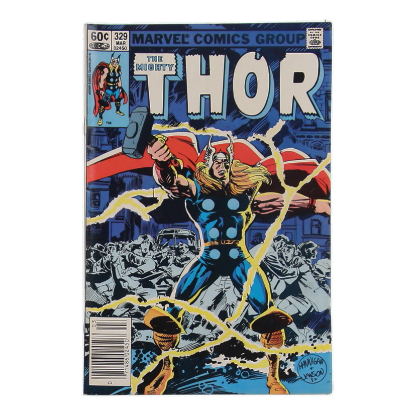 1983 "The Mighty Thor" Issue #329 Marvel Comic Book at PristineAuction.com 1983 "The Mighty Thor" Issue #329 Marvel Comic Book at PristineAuction.com
