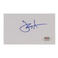 Jeff Beck Signed 3x5 Cut (PSA) at PristineAuction.com